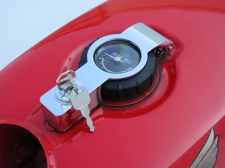 新品 販売 CB400N CB750F CBX1000 ゲージ付 タンクキャップ 黒 新品