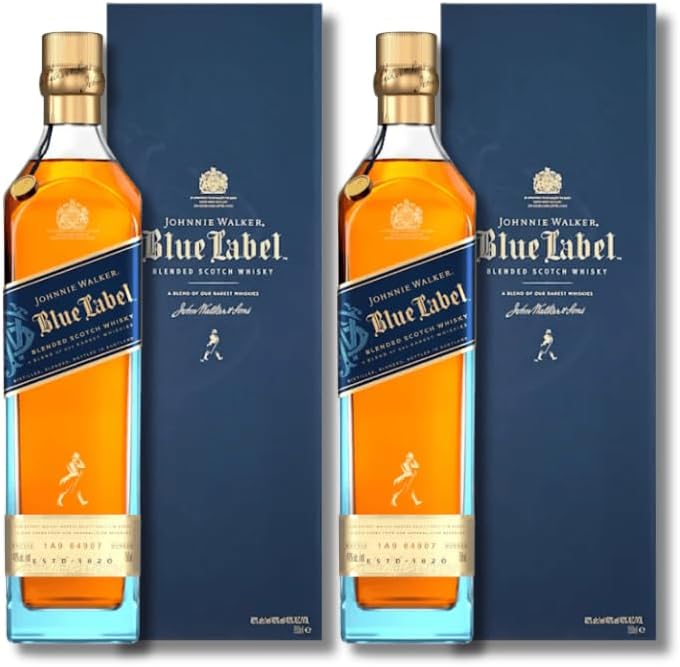 Johnnie Walker Blue Label ウイスキー2本セット Amazon.co.jp: [新型