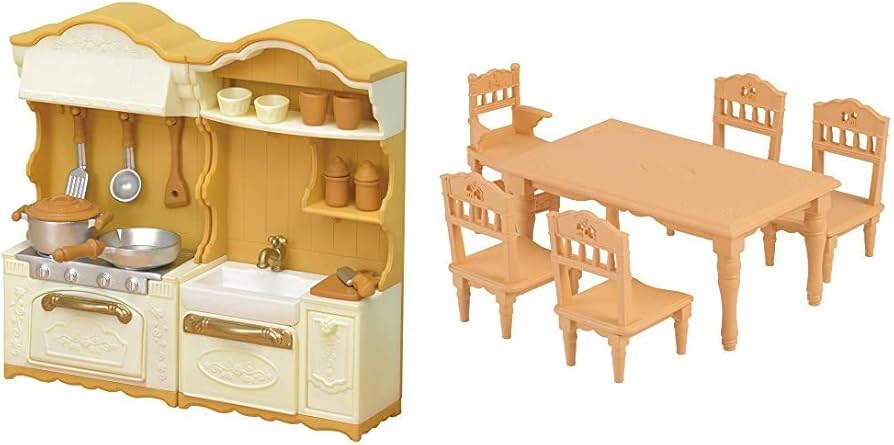 Amazon | シルバニアファミリー 家具 キッチンコンロ・シンクセット カ