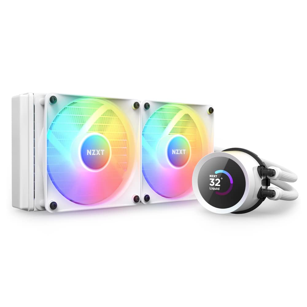 Amazon | NZXT KRAKEN RGB 240 White 簡易水冷CPUクーラー RL-KR240-W1