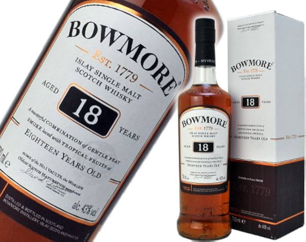 Amazon.co.jp: ボウモア 18年 700ml 43度 [正規品] : 食品・飲料・お酒