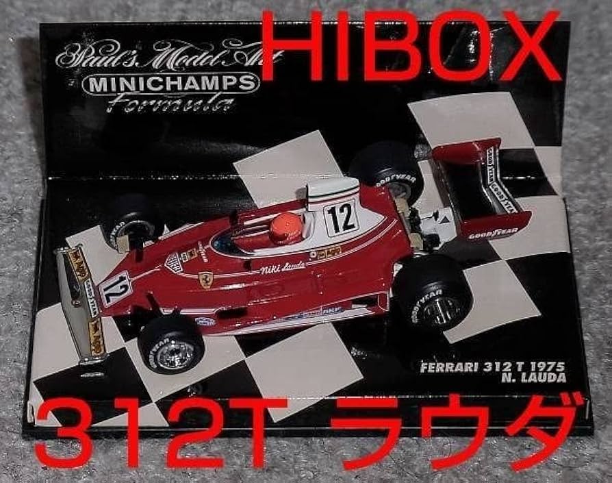 F1 Ferrari 312 T 1/43ミニカー ニキラウダ直筆サイン入り 【公式通販】
