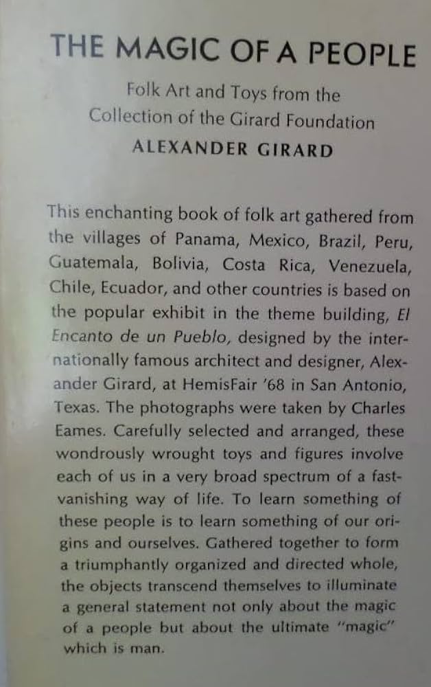 The Magic of a People: Folk Art and Toys from the Collection of