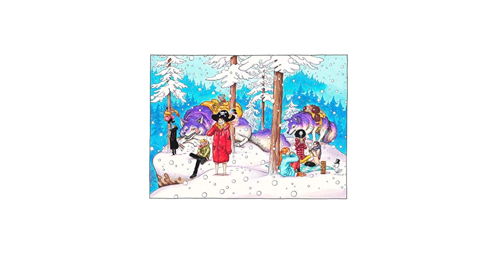 未開封】ONE PIECE マンガアート(NFT) 雪と狼 未開封】ONE PIECE