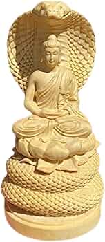 ♥本尊釈迦像豆仏5体展示台共箱付きお釈迦様仏像観音様骨董