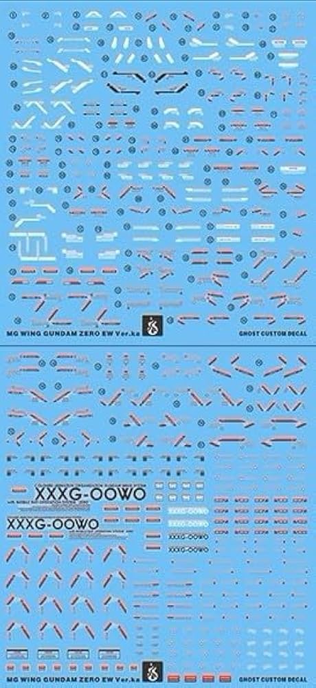 Amazon | ［MG 1：100］ウイングゼロEW Ver.Ka用 水転写式デカール
