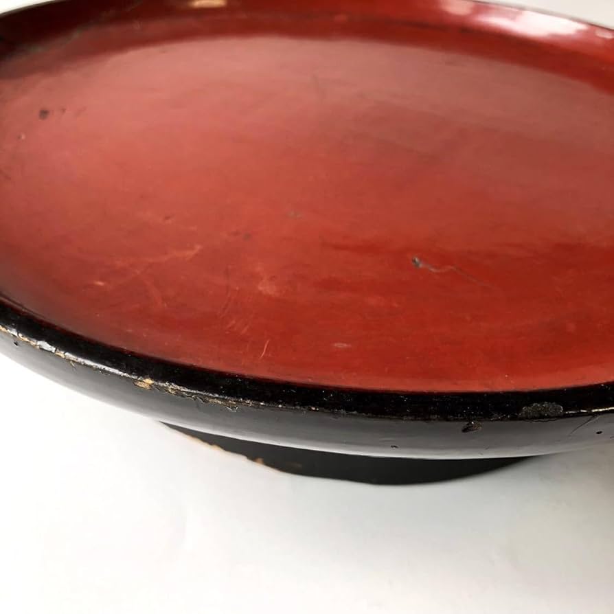 根来 高足盆』17世紀ごろ江戸初期膳