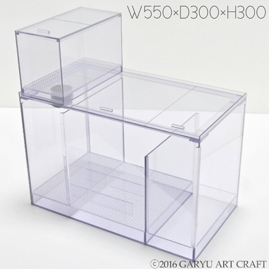 Amazon.co.jp: ◇国産3層式濾過槽◇550×300×300h◇オーバーフロー水槽