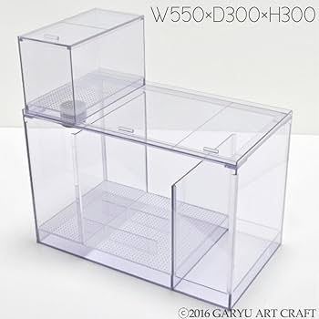 Amazon.co.jp: ◇国産3層式濾過槽◇550×300×300h◇オーバーフロー水槽