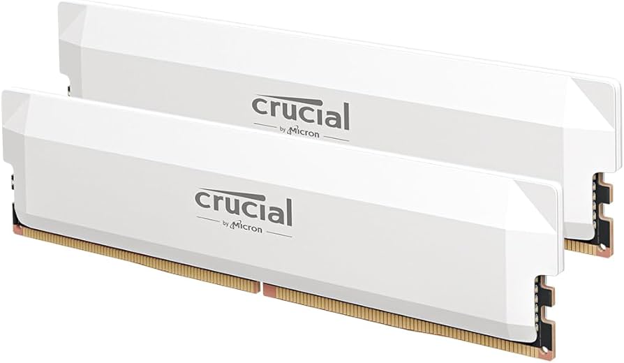 Crucial Pro DDR5 RAM 64GB Kit (2x32GB) 6400MHz CL40, Overclocking