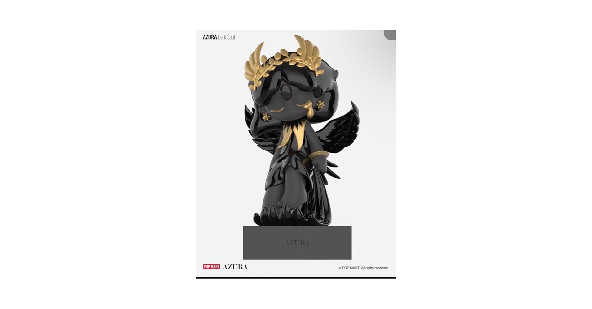 POP MART AZURA DARK SOUL 中古品 POP MART AZURA DARK SOUL 中古品