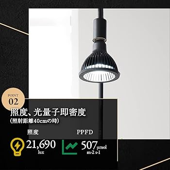 Amazon.co.jp: 【BARREL公式】植物育成LEDライト TSUKUYOMI BLACK