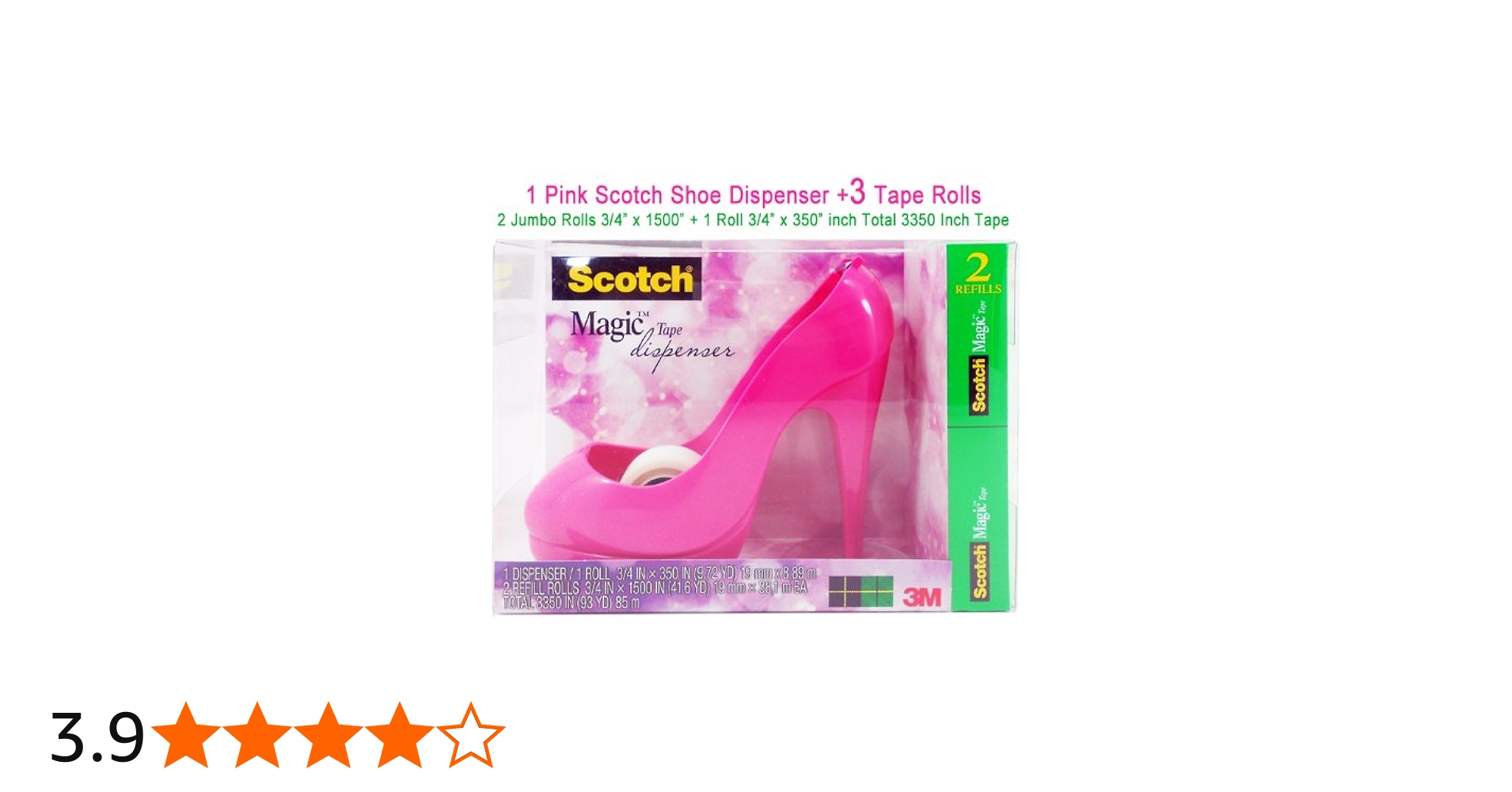 Amazon.co.jp: Scotch High HeelシューディスペンサーScotchマジック