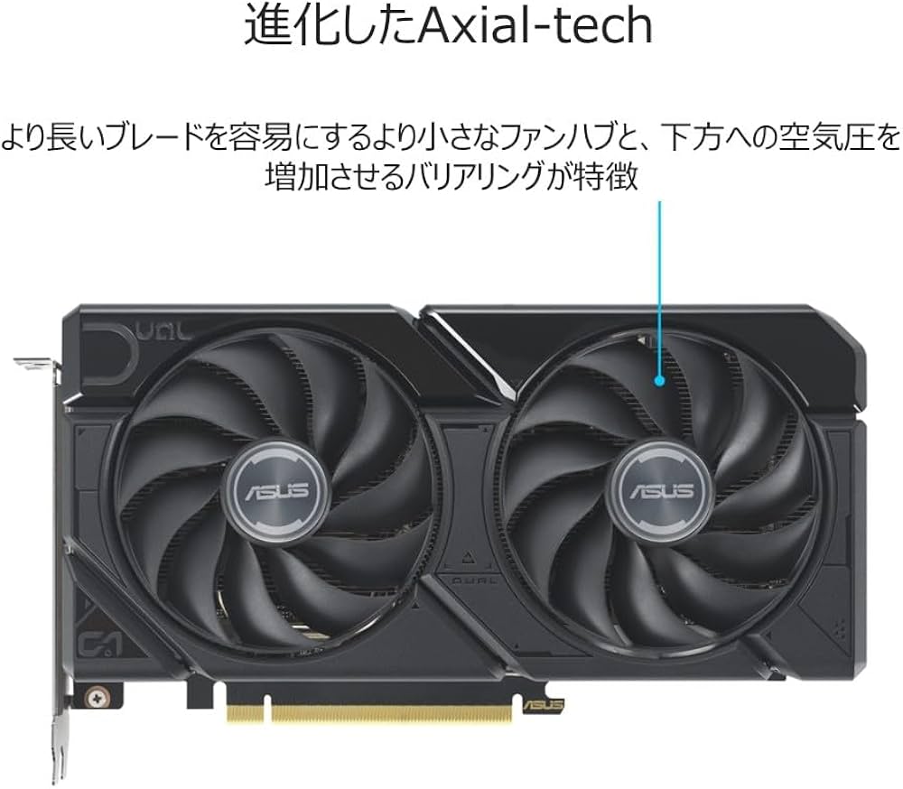 Amazon | ASUS AMD Dual Radeon RX 7600 XT 搭載 ビデオカード OC