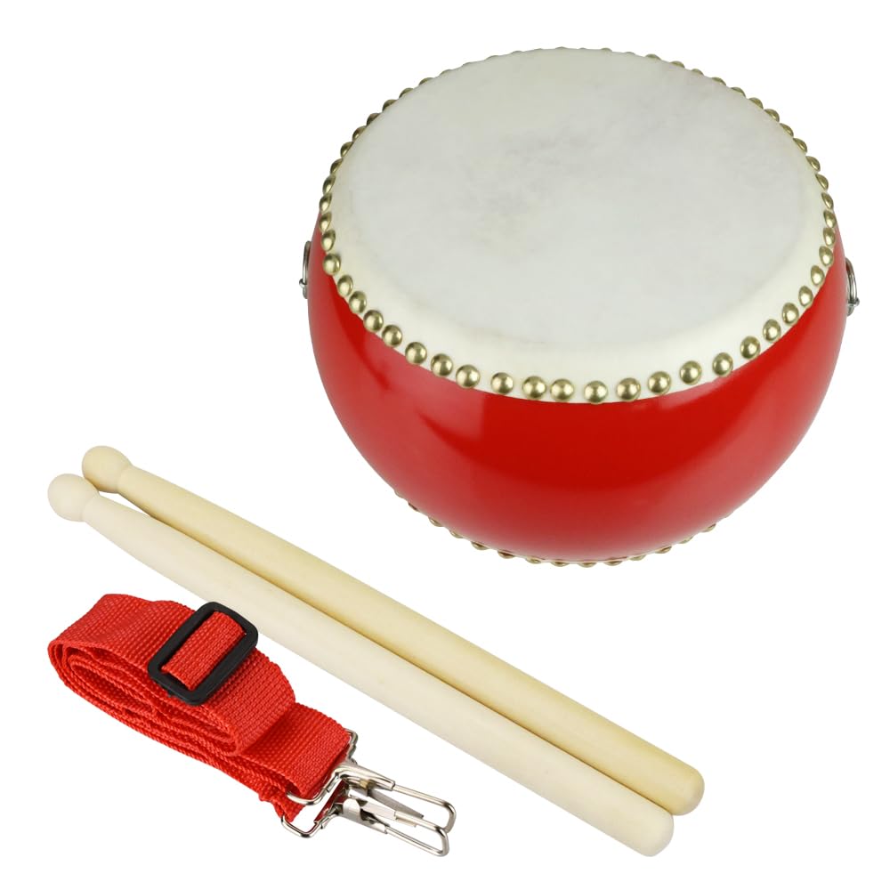極美品】太鼓の里 浅野 ミニ 太鼓バチ2本付き 和太鼓 子ども