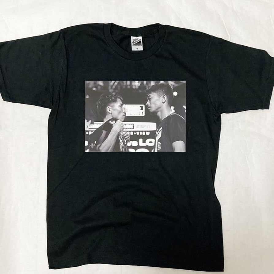 Amazon.co.jp: 井上尚弥 VS 中谷潤人 フェイスオフ Tシャツ 黒 Mサイズ