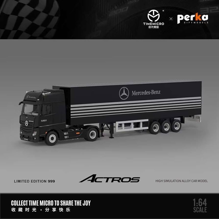 Amazon | 1/64 TIMEMICRO & Perka benz ベンツ Actros アクトロス