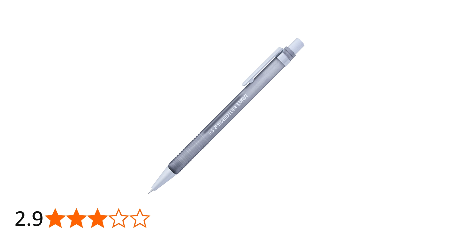 Amazon.co.jp: ステッドラー ルナ シャープペンシル グレイ 7612 05-81