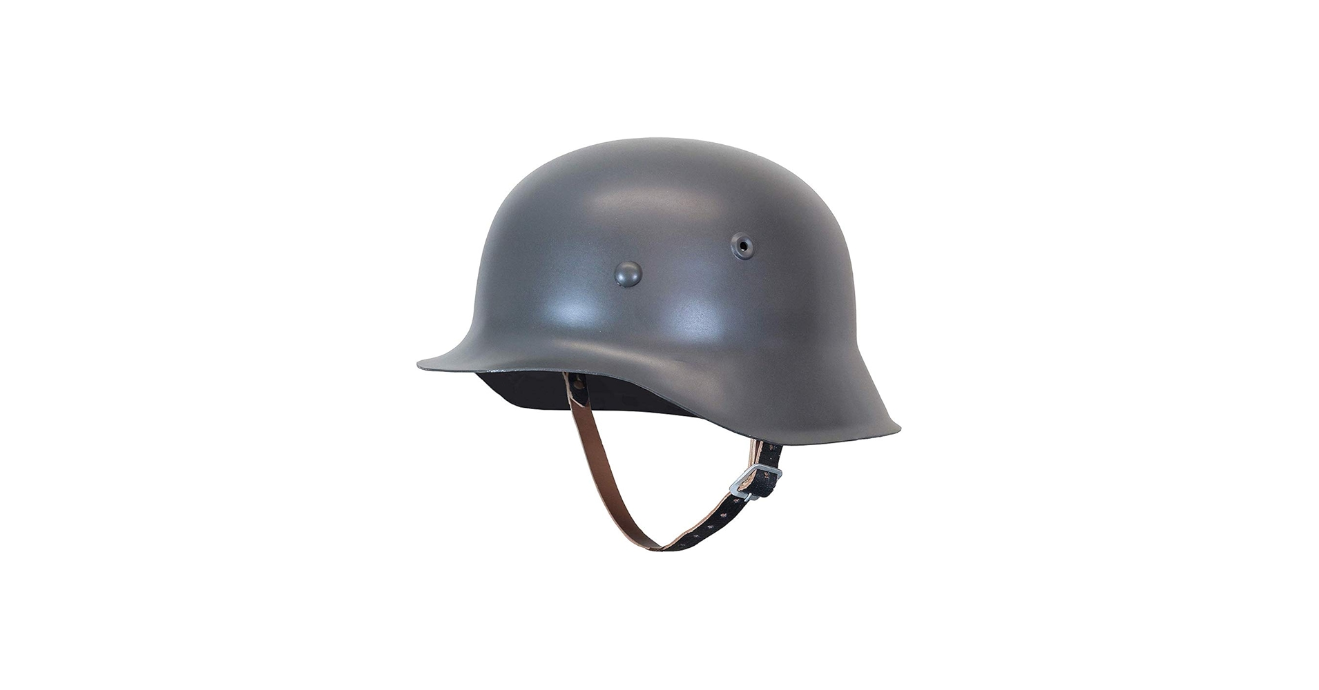 Amazon | WW2ドイツ軍M35ヘルメットレプリカ（レザーライニング、チン