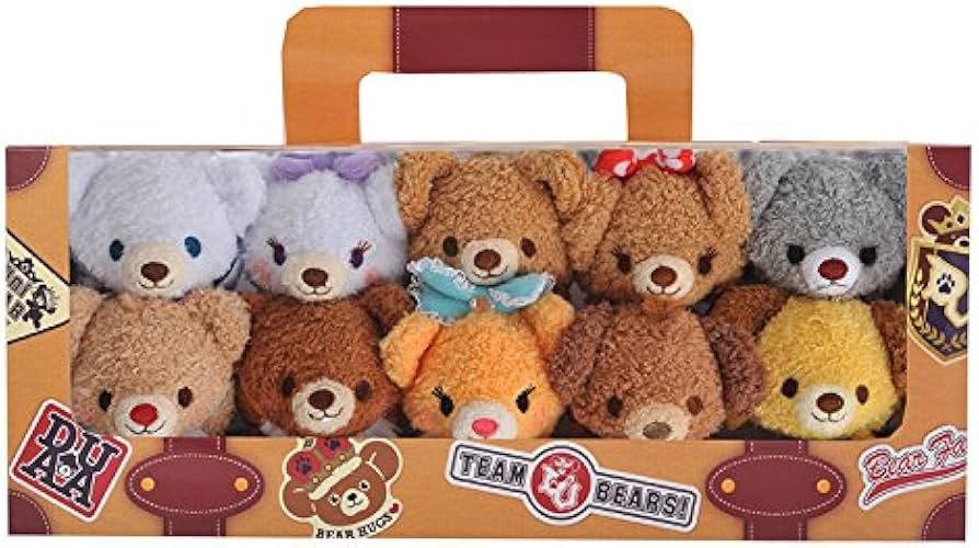 Amazon.co.jp: ツムツム ぬいぐるみ ユニベアシティセット ミニ(S