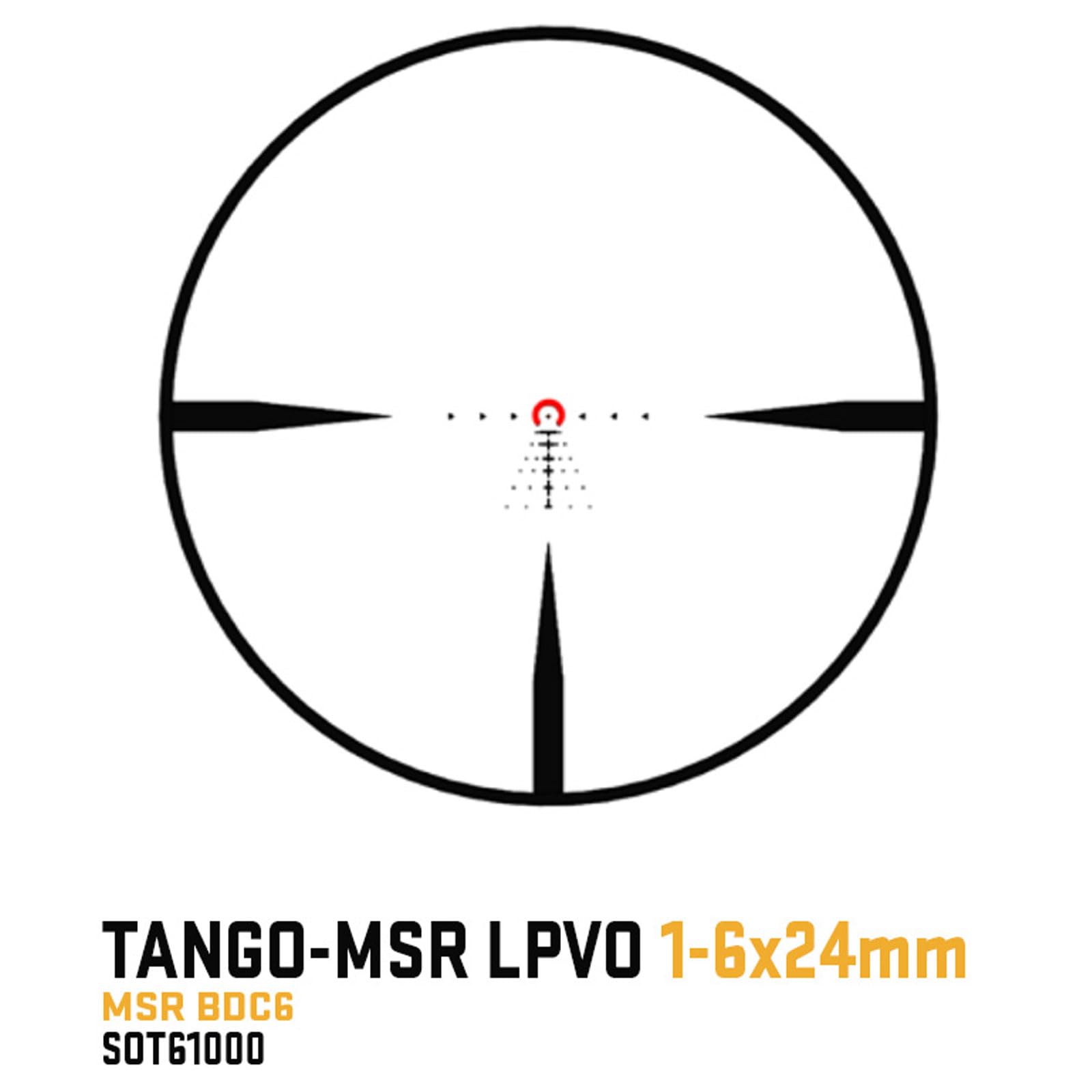 Amazon.co.jp: SIG SAUER TANGO-MSR LPVO ライフルスコープ (1-6X24MM