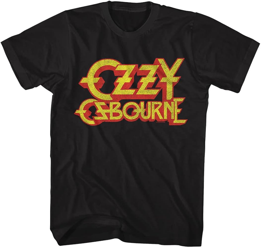 Amazon.com: Ozzy Osbourne Music Logo Classic Mens Short Sleeve T