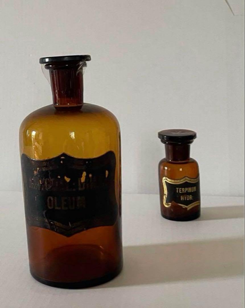 瓶 骨董品 レトロ瓶 ガラス瓶 薬瓶 歯薬 天國堂 Yahoo!オークション