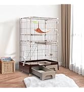 Amazon.co.jp: JPJieAnXin 猫ケージ キャットケージ 2段 スリム 大型猫