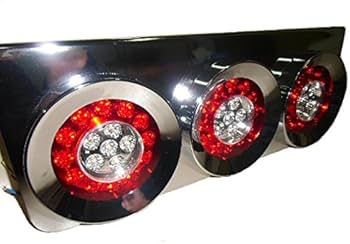 Amazon | 12V/24V兼用・トラック用3連LEDクリアレンズ丸型ロケット