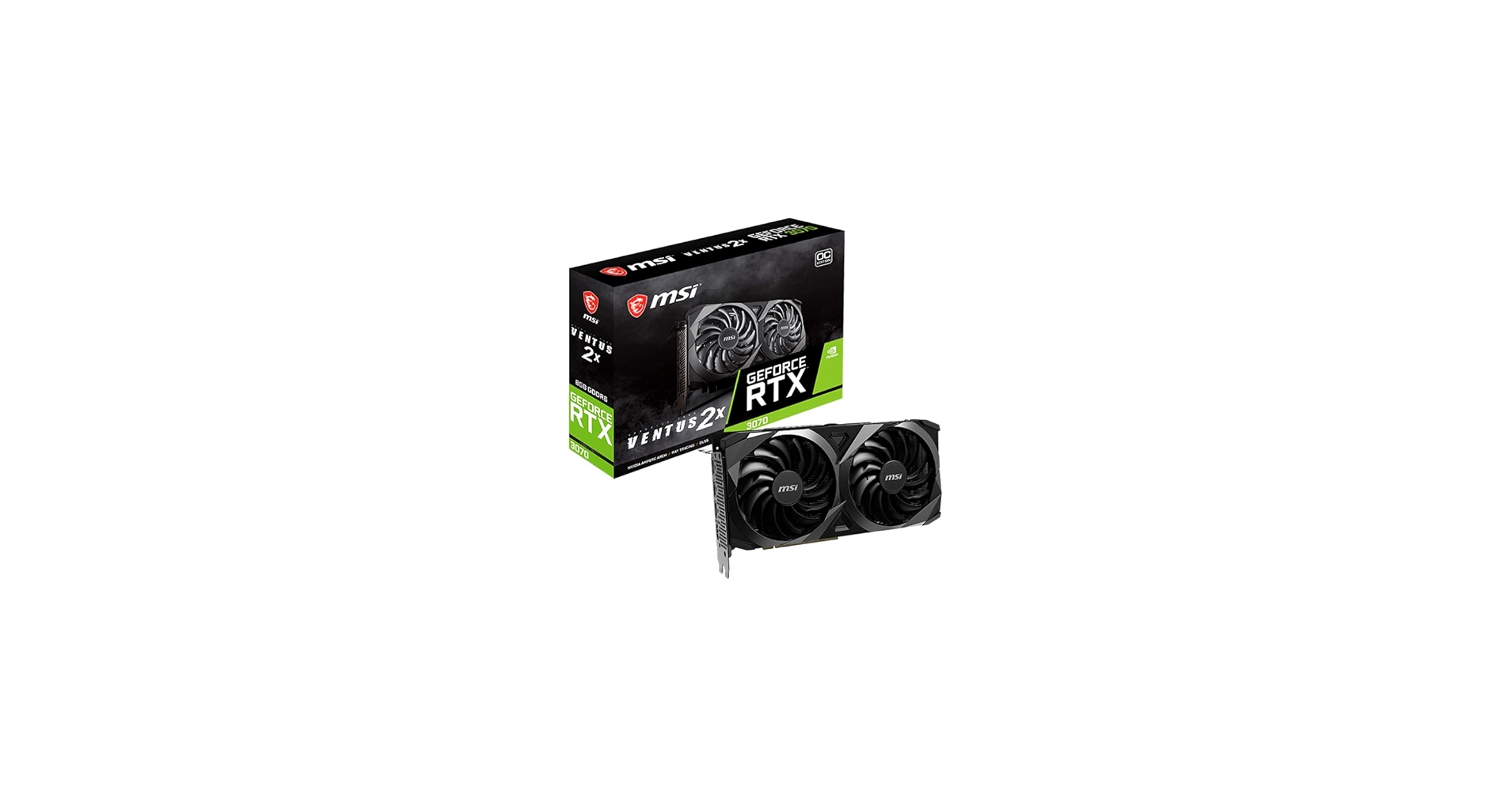 MSI GeForce RTX 3070 Ventus 2X （ネジ1つ欠品） GeForce RTX™ 3070