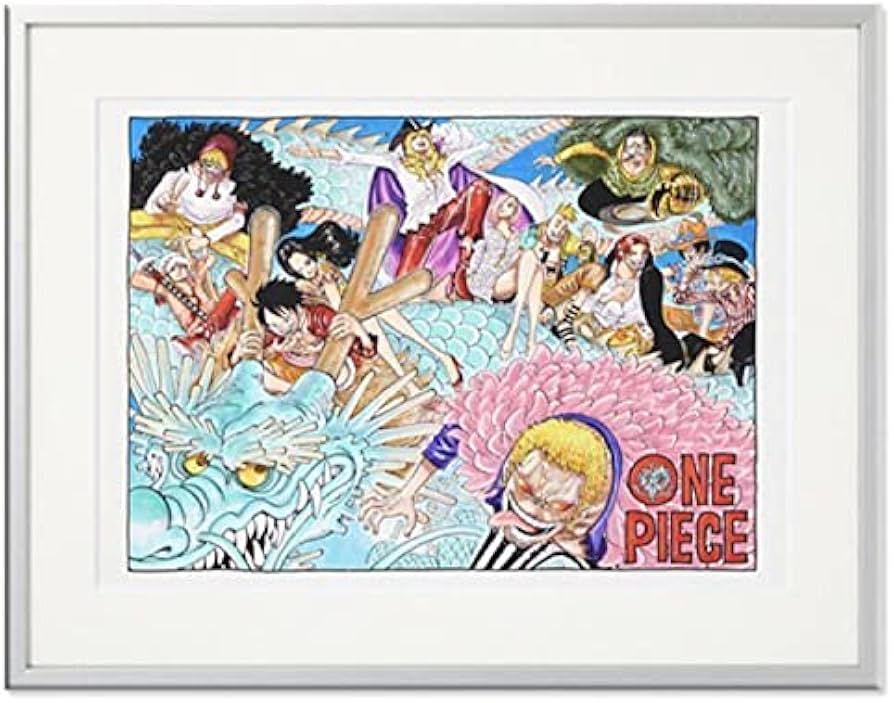 ONE PIECE ワンピース 和風 高級複製原画 絵画 ONE PIECE ワンピース