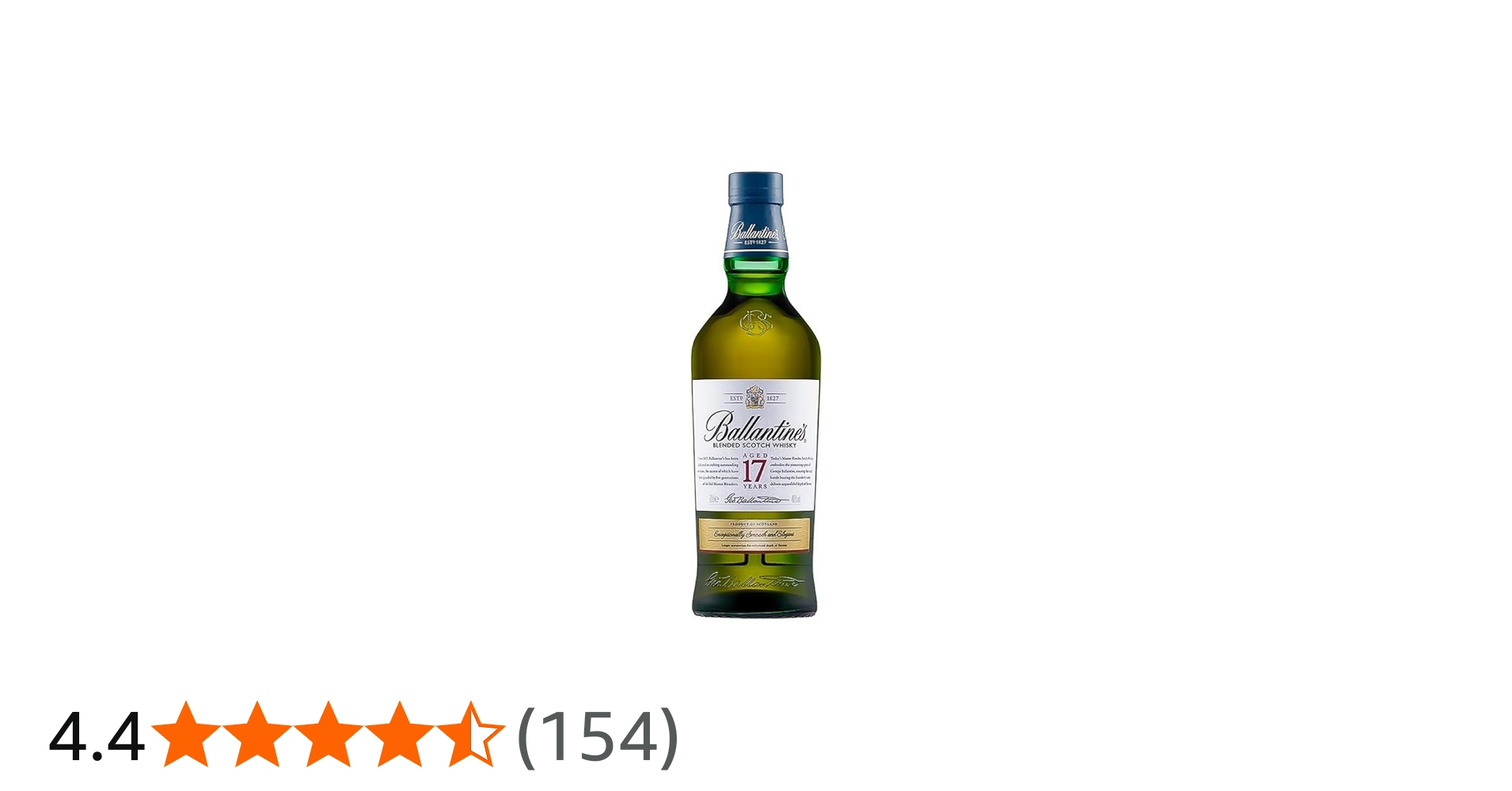 Amazon.co.jp: ブレンデッド スコッチ ウイスキー バランタイン 17年