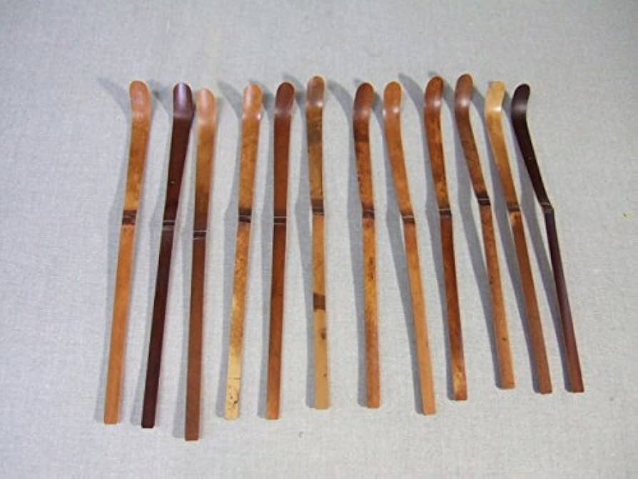 Amazon | 茶道具 茶杓 茶箱用 国産 奈良 高山産 煤竹 茶箱用茶杓 小