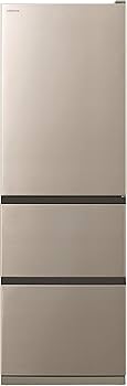 Amazon | 日立 冷蔵庫 幅60cm 375L シャンパン R-V38RV N 3ドア 右開き