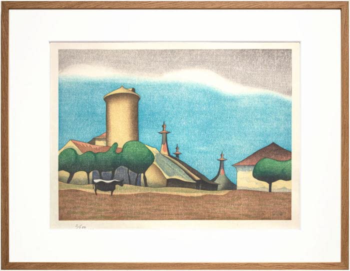 絵画 「暁映」牛島憲之 280/388 絵画 「暁映」牛島憲之 280/388 - メルカリ