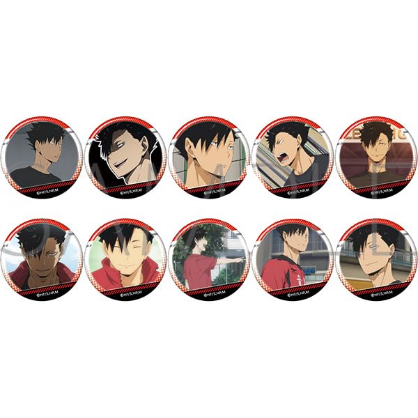 ハイキュー!! Zoff メガネ 黒尾 鉄朗 缶バッジ アクキー ハイキュー