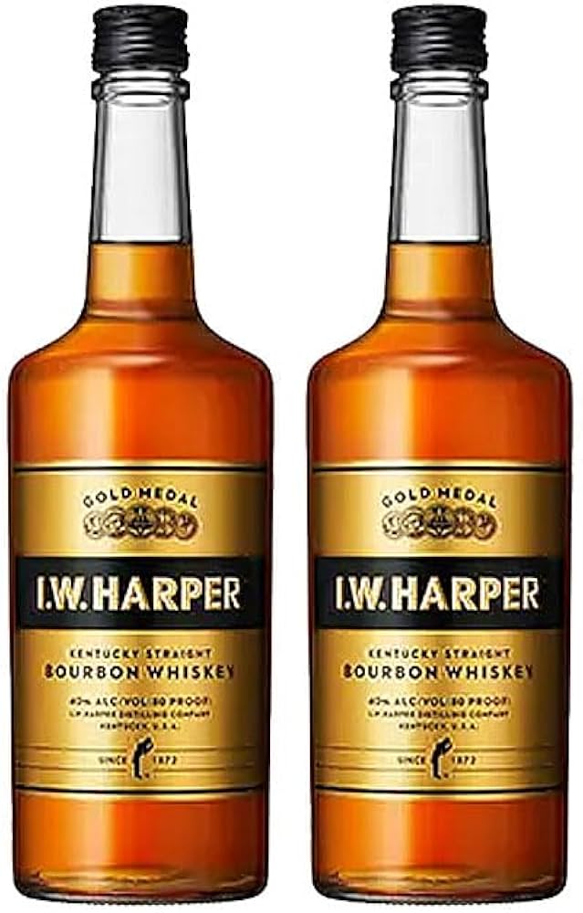 Amazon.co.jp: ウイスキー I.W ハーパー ゴールドメダル 700ml 2本