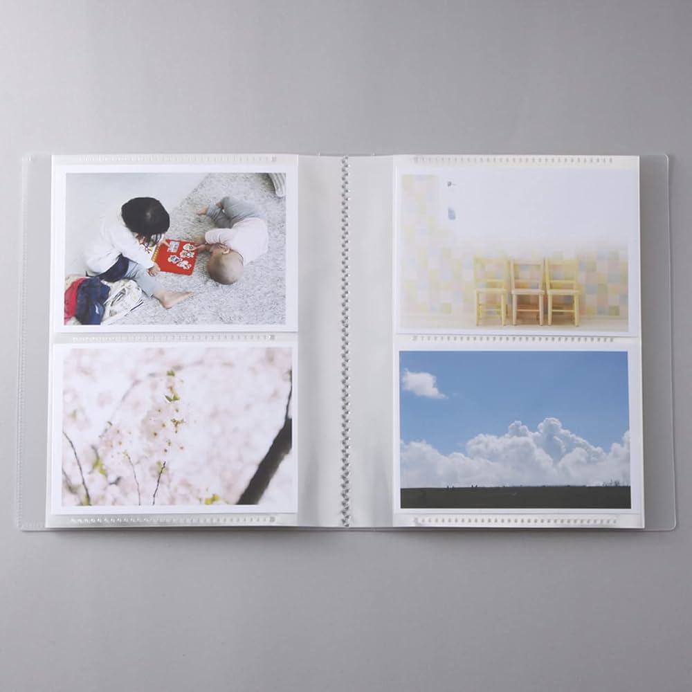 Amazon.co.jp: 無印良品 ポリプロピレンフィルムアルバム・2段・3冊組