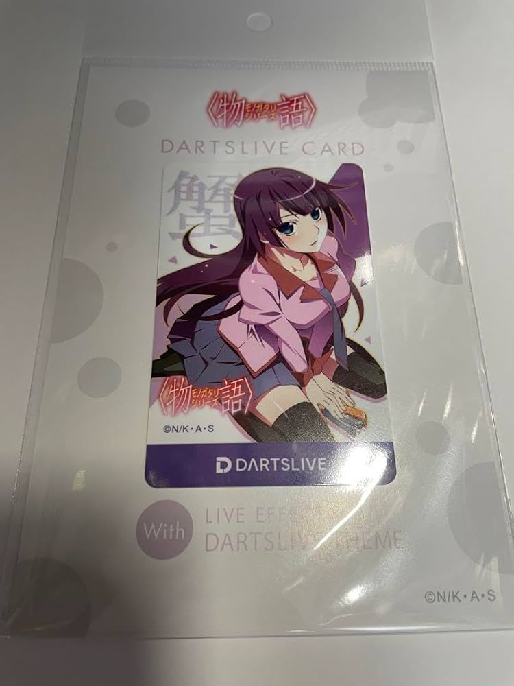 新品未開封】物語シリーズ 化物語 DARTSLIVEカード 戦場ヶ原ひたぎ