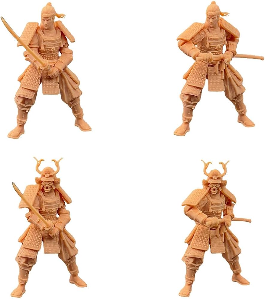 Amazon.co.jp: ZEDACAKAI (5個) 1/64 フィギュア日本侍悪魔侍樹脂