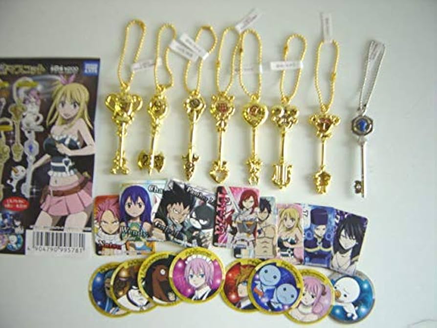 Amazon.co.jp: Irl10AZフェアリーテイルFAIRY TAIL星霊の鍵マスコット8