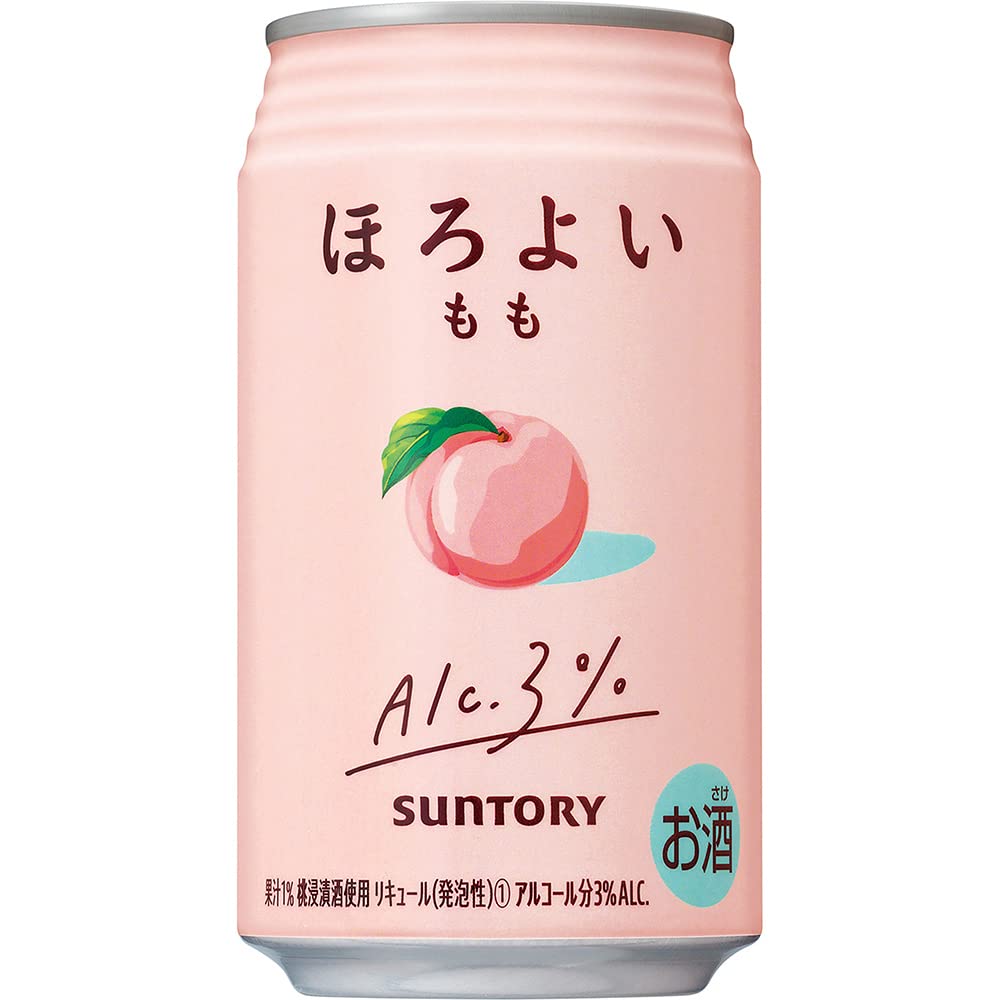 Amazon.co.jp: Suntory Horoyoi Peach 11.8 fl oz (350 ml) x 1 Case