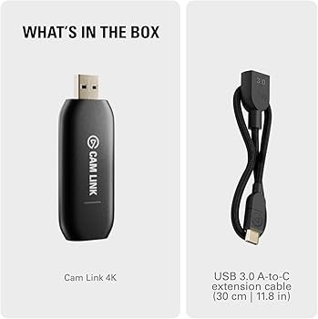 Amazon.com: Elgato Cam Link 4K – External Capture Card for DSLR
