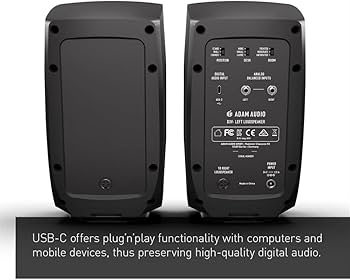 Amazon.com: ADAM Audio D3V(Black) Active Desktop Monitoring System