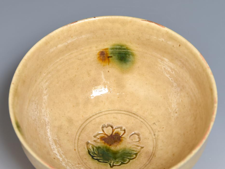 茶道具 瀬戸焼 加藤春二作 竹葉香合 共布共箱 V R5970 茶道具 瀬戸焼