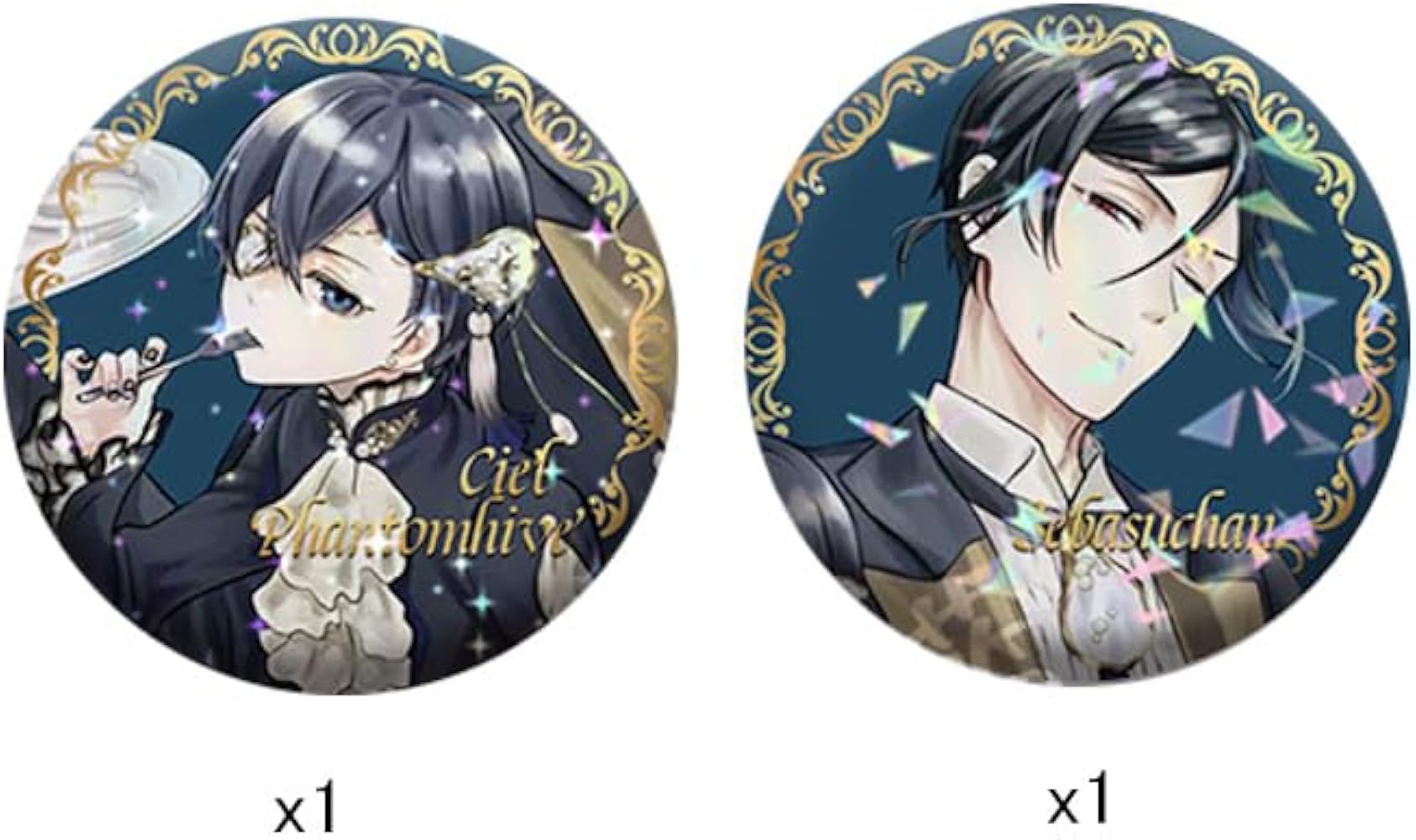 黒執事 ナンジャタウン 缶バッジ シエル セバスチャン 限定 黒執事II