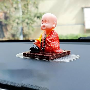 Amazon.co.jp: 僧侶 置物 おもちゃ 車のダッシュ飾り お坊さん彫像