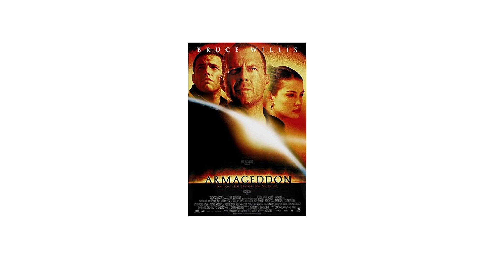 Amazon.co.jp: 【大判】映画ポスター 海外版 アルマゲドン (68.5 cm x