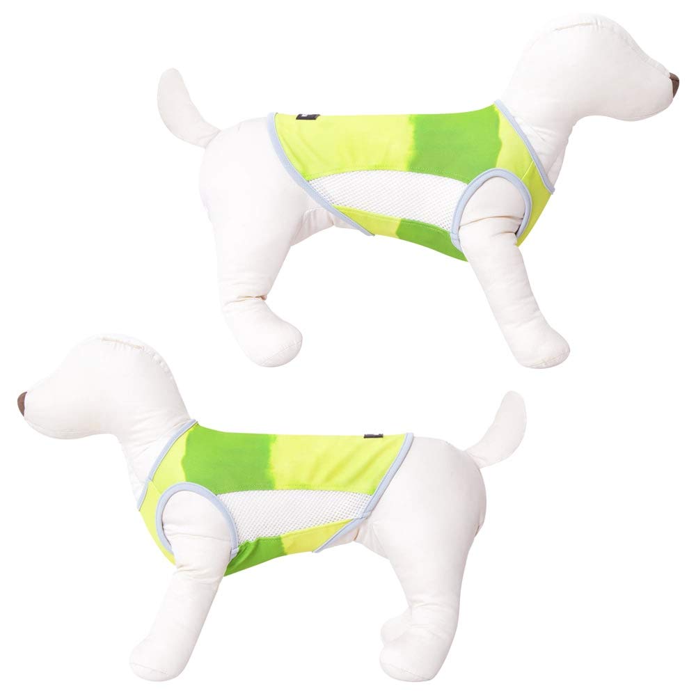 ALPHAICON 幾何学模様 メッシュ犬服 1XL サマークーリングタンク