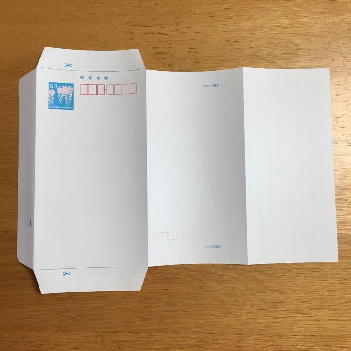 Amazon.co.jp: 日本郵便 ミニレター 郵便書簡 100枚セット : 文房具